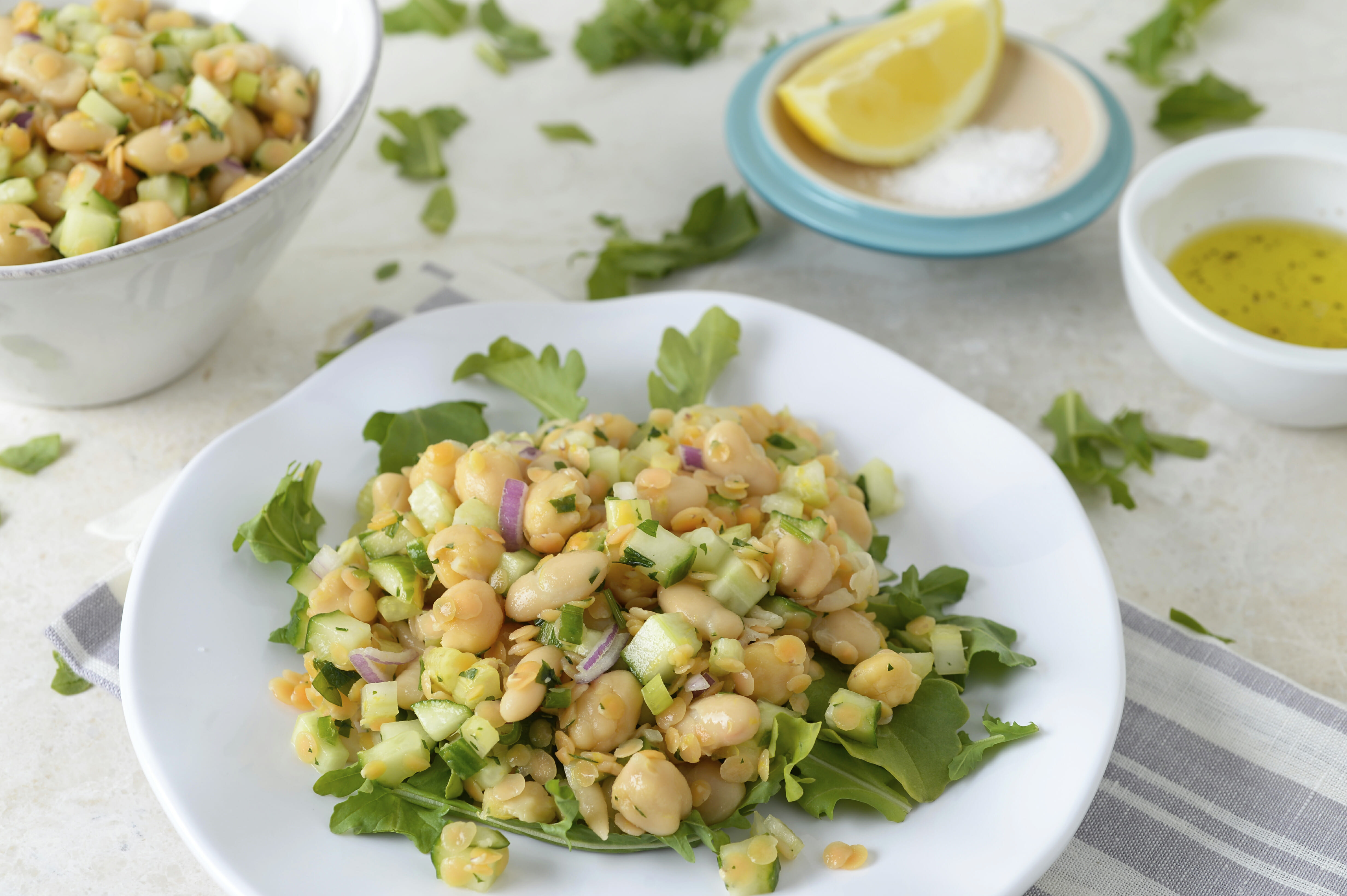 Lemony Bean Salad - Tanya's Kitchen