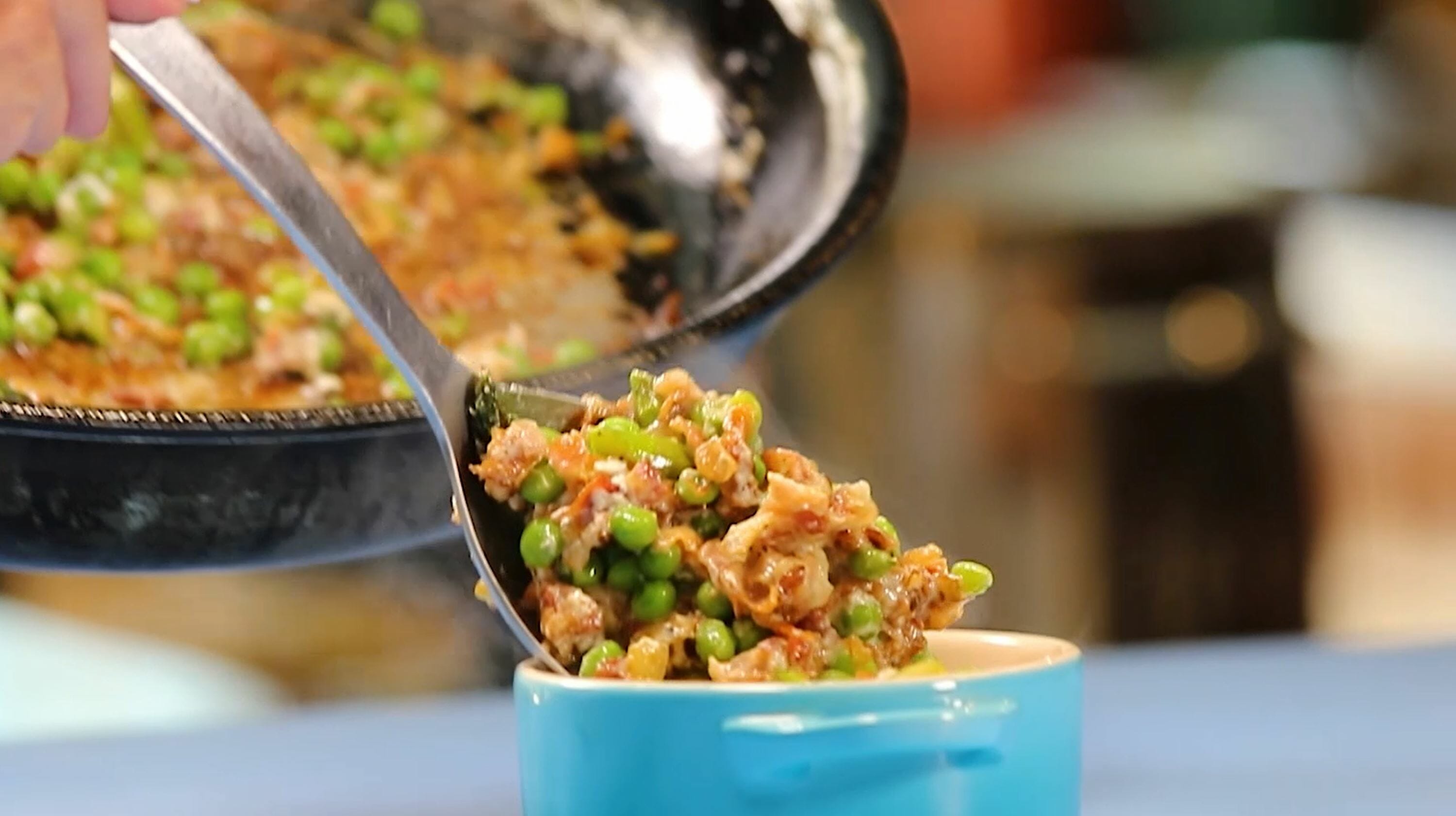 Pancetta & Goats Cheese Dip with Breadfruit Chips - Tanya's Kitchen