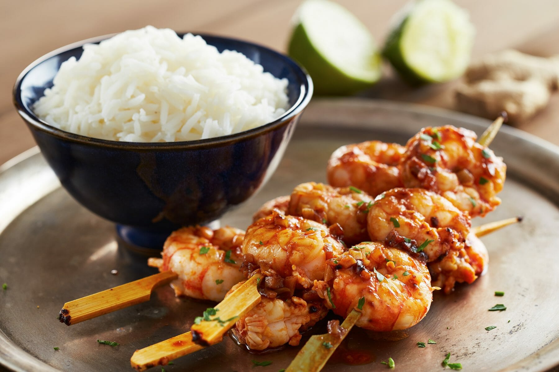 Grilled Soy Ginger Shrimp - Tanya's Kitchen