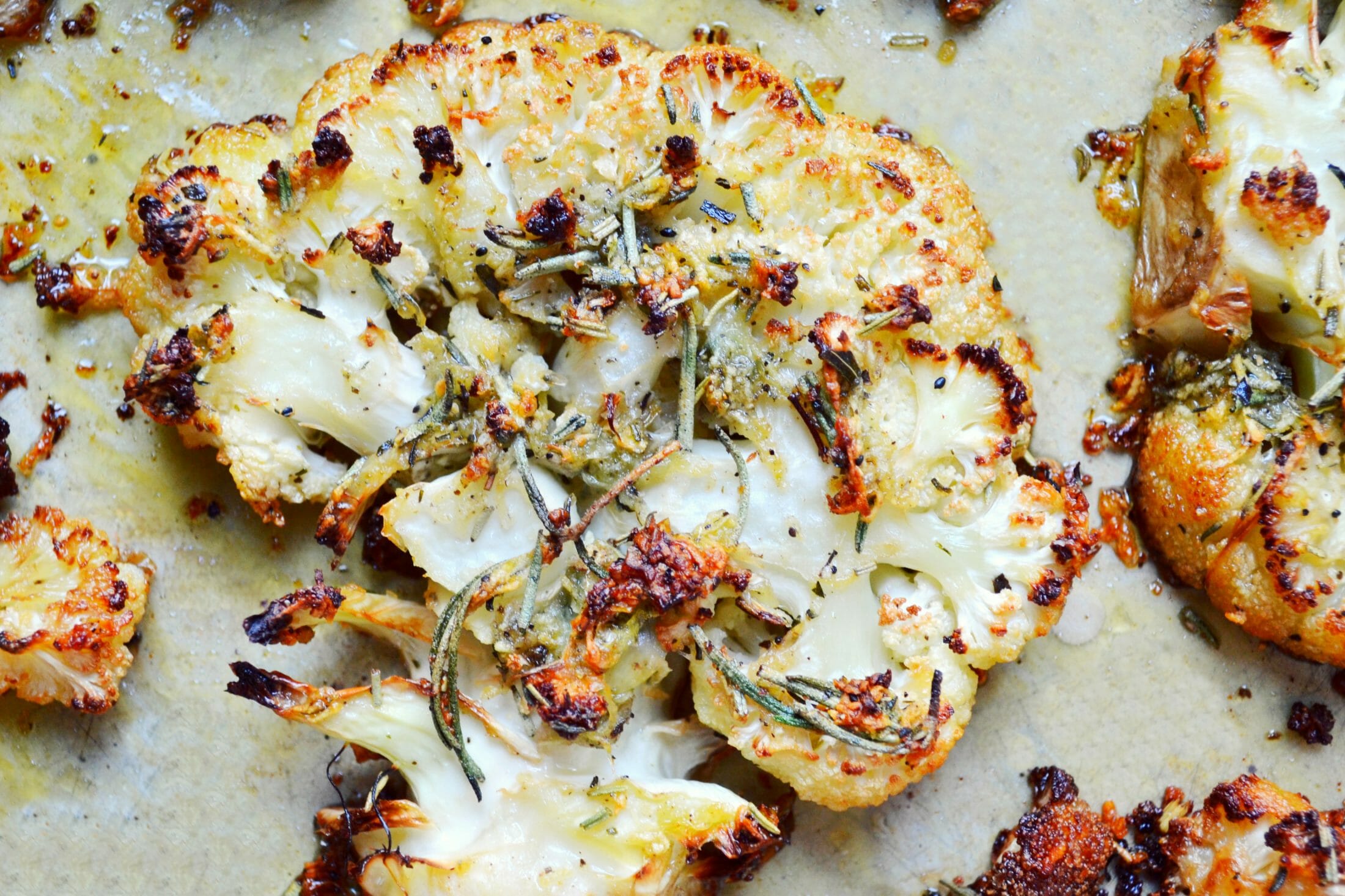 Roasted Rosemary Cauliflower - Tanya's Kitchen