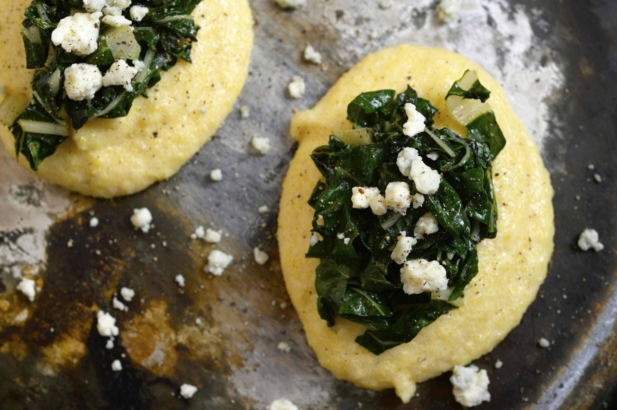 Polenta with Swiss Chard - Tanya's Kitchen