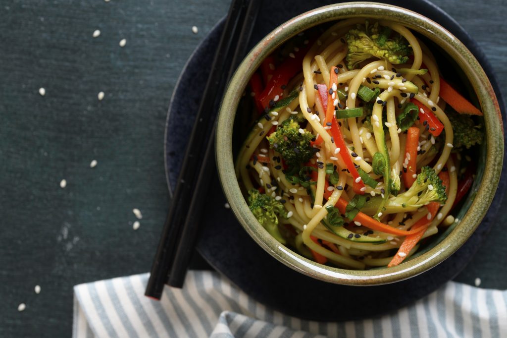 Asian Noodle Salad - Tanya's Kitchen